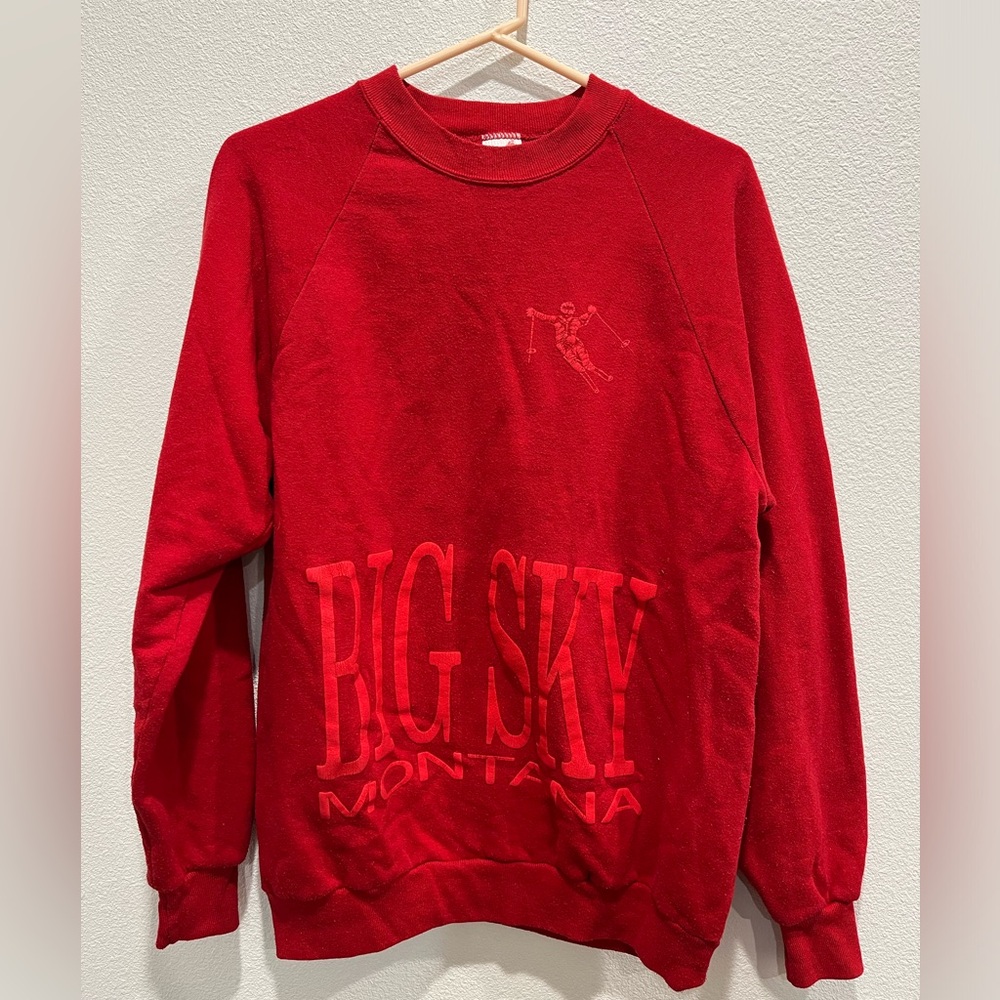 Vintage Big Sky Montana Ski Crewneck